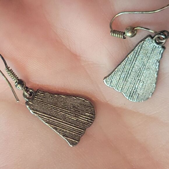 Silver Cat Earrings - Picture 4 of 4